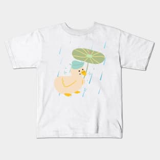 Rainy duck Kids T-Shirt